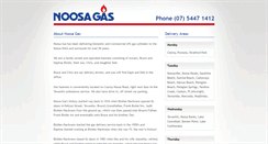 Desktop Screenshot of noosagas.com.au